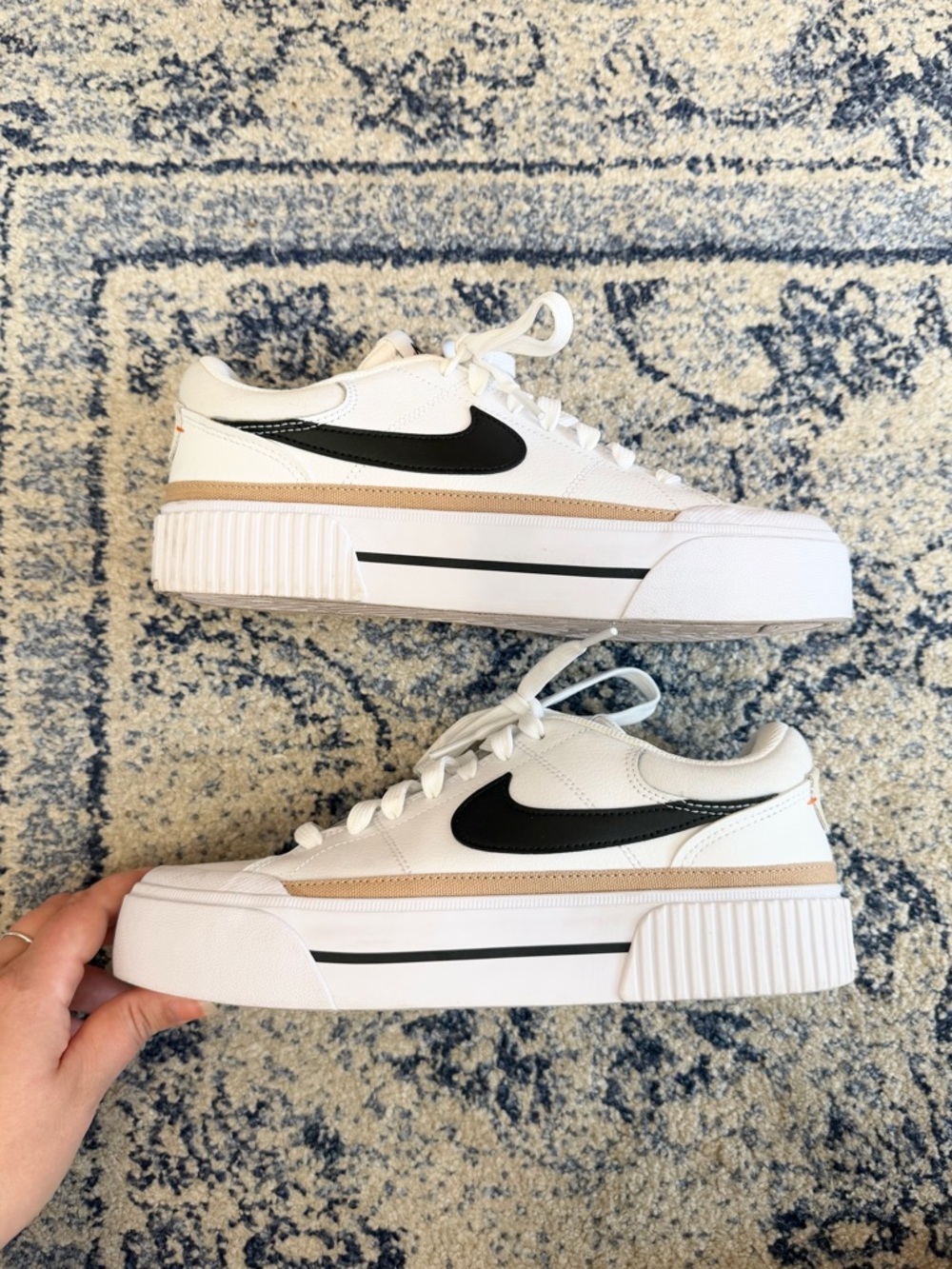 Nike Court Legacy Lift Platform Sneakers Size 8.5